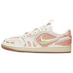 Air Jordan 1 Low Method of Make V3 Sail Washed Coral Naiste Tennised Cream Coconut-Milk Light-Madder-Root HQ2186-180 35.5