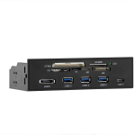 5.25 arvuti esipaneel USB 3.0 jaoturiga, kaardilugeja, USB 3.1 ja eSATA port