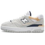 New Balance NB 550 Nahast Madalad Retro Korvpallijalatsid Naiste toss Valge Kollane Sinine BBW550AB-B 35