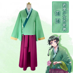 Maomao Cosplay kost&uuml;&uuml;m Anime Apteegi p&auml;evikud Hanfu Antiikvorm Kaelakee K&otilde;rvar&otilde;ngad Juuksen&otilde;elad T&uuml;drukud Naised L 50-55kg beež