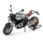1/9 BMW R NINE T Sulamist Kruiisispordi Mootorratta Mudel Valatud Metallist M&auml;nguasi Klassikaline T&auml;navas&otilde;idu Mootorratta Mudel Heli Valgus Laste Kingitus must