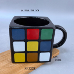 Tetris Kruus Rubiku kuubiku tass Loominguline Rubiku kuubiku kujuline kruus Rubiku kuubiku keraamiline kruus Loominguline tass 401-500ml