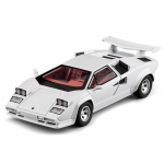 1/24 Lamborghini Countach LP5000s Sulamist Klassikaline Sportauto Mudel Die-cast Metall Rada V&otilde;idus&otilde;iduauto S&otilde;idukid Mudel Heli ja Valgus Laste M&auml;nguasi Kingitus