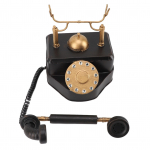 Retro ketasvalikuga telefon Vanaaegne ketasvalikuga telefon Dekoratiivne kuju Kunstniku figuur Kohviku Baari Akna Dekoratsioon Mudel Lauale