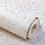 Luksuslik Klassikaline Valge Kuld Damask Tapeedirull Magamistuba Elutuba Damaskuse Seinatapeet Hotell Loft Seinapaberid papel de parede 10mx53cm
