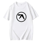Meeste Naljakas Kingitus Mood Aphex Twin L&uuml;hikeste Varrukatega Meeste Must T-s&auml;rk Meeste T-s&auml;rk Tr&uuml;kiga Puuvill L&uuml;hikeste Varrukatega T-s&auml;rk XXXXXL must
