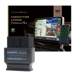 Veepeak OBDCheck BLE+ + Auto Navigatsiooni Aeg (Premium Plus Kursus 1-aastane litsents) T&auml;ielik komplekt
