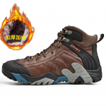 Talvised puuvillased meeste kingad k&otilde;rge s&auml;&auml;rega, v&auml;listingimustes matkamiseks, pl&uuml;&uuml;sist soojustusega, vabaaja l&uuml;hikesed saapad meestele veekindlate lumesaabastega 46