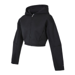Nike kootud kapuutsiga lukuga &uuml;hev&auml;rviline jakk naistele Jakid HV2077-010 S black