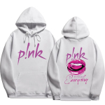P!nk Roosa Laulja Suvine Karneval 2024 Tuur Uus 2024 tr&uuml;kiga Huppar Pikkade Varrukatega Streetwear Mehed Naised Kapuutsiga Dressipluus R&otilde;ivad S black