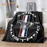 Klassikaline 3D F-Ford GTR Mustang Auto Pehme Tekk, Soojashoidev Visketekk Mugav Tekk Piknikuks Voodid Diivan Kodu Magamistuba 40x50in