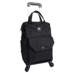 Kobe Liberal Shoppingi K&auml;sikott/K&auml;ru/K&auml;sipagasikott, K&uuml;lgk&auml;epideme, K&auml;sipagasi, T&auml;ielikult kokku pandud, Mudel 903 (Must ja must)