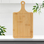 Bambusest k&auml;epidemega pitsaalus (Ruut) (33x18cm)