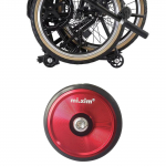 Tugev kokkupandav jalgratas kerge ratas Brompton Fantasy M6 jaoks Paigaldus punane