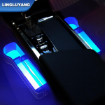 Volvo xc60 xc90 s90 v90 s60 v60 xc40 autoistme panipaik multifunktsionaalne atmosf&auml;&auml;ri valguskast auto jaoks Copilot Beige 1pcs