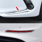 For Hyundai Elantra 2016 2017 chrome front fog lights cover rear foglights trim Exterior decoration part Car-Styling Front 2 PCS