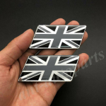 2x Union Jack UK lipp Auto pagasiruumi embleem m&auml;rk Mootorratta k&uuml;tusekatte kleebis