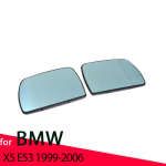 K&uuml;te K&uuml;lgpeegli klaas L&auml;&auml;tse ukse tiiva tahavaate peegli klaas BMW X5 E53 1999-2006 auto tarvikud 1pc Right