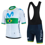 Movistar Jalgrattas&auml;rgi Komplekt L&uuml;hikeste Varrukatega Hispaania Meeste UV-kaitsega Rattaspordir&otilde;ivad Meeskonna Suvine Jalgrattar&otilde;ivad Maillot Ciclismo Hombre M