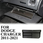 Matte Black inner Glove box ert ABS Organize storage tray for Dodge Charger