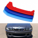 M-Color Grille ert Trims For 04-06 BMW E46 LCI 325ci 330ci Coupe w/ 11-Beams