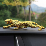 Tuba/ Auto Dekoor Leoporti Figuriin Kunstk&auml;sit&ouml;&ouml; Pantri Kuju Skulptuur Maskott Ornament Kodu Kaunistus Length 18cm