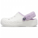 Crocs Classic Baya Voodriga Karvase Rihmaga Klomp 'White Lila' Unisex (Pehme osa ei ole eemaldatav) 37-38