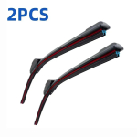 Front Wiper Accessorie Double Rubber Car Wipers for Peugeot 508 Partner 2 2008-2018 wipers Brushes New Upgraded 2018 2017 2016 508 (2010-2018)