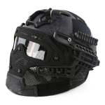 KIIR PJ Kiiver Mask Integreeritud Taktikaline Kiiver Pea&uuml;mbrisev Kaitsev V&auml;litingimustes Jalgrattakiiver one size fits all