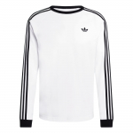 Adidas Originaal Kolm Triipu Pehme Mugav &Uuml;mmarguse Kaelusega Pikkade Varrukatega T-s&auml;rk Meeste Topid KE3545 2XL