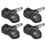 4 TK 4260748020 42607F4020 433Mhz Rehvir&otilde;huandur TPMS Must ABS Toyota RAV4 - Corolla Camry C-HR Land Cruiseri jaoks must