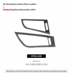 BMW Z4 E89 2009-2016 jaoks Valmistatud Alcantara-st Armatuurlaua K&uuml;lje&Otilde;hutusava Raami Katte Kleebis Auto Siseviimistluse Tuning Tarvikud Carbon Leather LHD