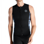 3mm meeste m&auml;rg&uuml;sskuit top, lukuga sukeldumisvest, varrukateta ujumistrikoo vest jaoks M