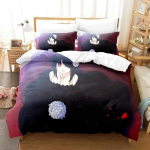 Uus Date A Live Tokisaki Kurumi Voodipesukomplekt &Uuml;he-, Kahe-, T&auml;is-, Kuninganna-, Kuninga suurusega Voodikomplekt T&auml;iskasvanud Laste Magamistuba Tekikottide Komplektid Anime EU Single(135*200cm)3pcs