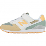 New Balance 996 Mugavad Mitmek&uuml;lgsed Libisemiskindlad Hingavad Madalad Vabaajajalatsid Laste tossud Valge Roheline Kollane Y9961RV 32.5