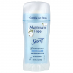 Salajane, alumiiniumivaba deodorant, puuvill, 2,4 untsi (68 g)