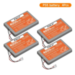 4000mAh Asendusaku LIP1708 Sony PS5 juhtmevaba kontrolleri aku jaoks Playstation 5 DualSense m&auml;ngukontrolleri aku CFI-ZCT1W CFI-ZCT1J 4pcs