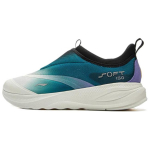 Li Ning SOFT GO 2 Cushioning Slip Resistant Abrasion Resistant Low top Casual Shoes Men's Green Purple AGLV005-10 41