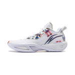 Li Ning Fission 9 Amortiseerivad Libisemiskindlad Madalad Korvpallijalatsid Meeste Valged ABPU003-4 40