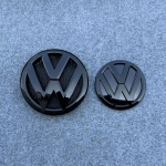 VW Volkswagen Jetta MK5 Golfi jaoks VW T5 T6 jaoks Auto Kapott Esiv&otilde;re Embleem Tagumine Pagasiruum Logo Kate Dekoratsioon Volkswagen Transp jaoks Glossy Black