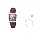 CASIO Naiste Kuldne Kell LTP-V007L-9B- Brown