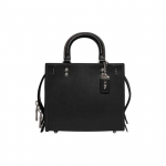 Coach Rogue 20 &uuml;hev&auml;rviline lukuga nahast &otilde;la-ristkorralik kott V&auml;ikesed naiste kotid Must CH364-LHBLK Basic Set (Bag+Dust Bag)