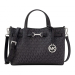 Michael Kors MK Carson Logo V&otilde;lu Reguleeritav Eemaldatav Kaetud L&otilde;uendist T&otilde;mblukuga Kotid Naiste kott Must 35F5S2ZS5B-BLACK Basic Set (Bag+Dust Bag)