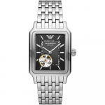 Emporio Armani Diego Must H&otilde;bedane Roostevabast Terasest K&auml;ev&otilde;ru Naiste Automaatne Analoogkell AR60057 must