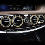 ONGOXD Mercedes-Benz S-klass (2014-2020) W222 Exclusive&Otilde;hutusava R&otilde;ngas Salong Center air conditioner ring kuld