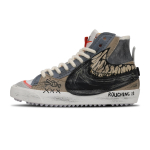 Nike Blazer Mid top Skateboard Shoes Unisex Gray Brown DD3111-100(Team162-)  Random Packaging 42.5