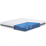 The White Stone Antibakteriaalne Vahtmadrats | K&otilde;rgus 20 cm | H&uuml;poallergeenne 3D Air Kate 90 x 190 cm valge