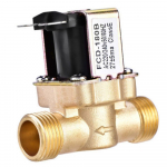 3/4&rdquo; 1/2&rdquo; Elektriline solenoidmagnetventiil DC 24V AC 220V DC12V Tavaliselt suletud Messingist sisselaskeava solenoidventiil Veeventiilid G3-4-DC24V