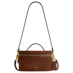 Coach Trail Kaubam&auml;rgi Logo Vintage Suede ja Peen Vasikanahast Karbikoti Naiste K&auml;ekotid Soojakarva CDZ11-B4WBR Basic Set (Bag+Dust Bag)