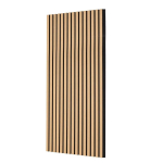 Puidust lippidest akustilised paneelid 23,6 x 47,2 tolli moodsa seinadekoratsiooni jaoks Kerge tamm